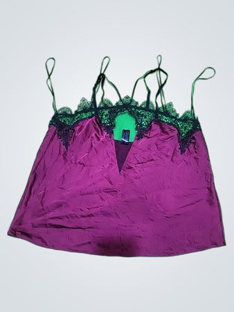 Pink Lace Trim Camisole