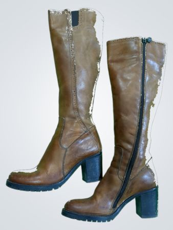 Brown Leather Boots
