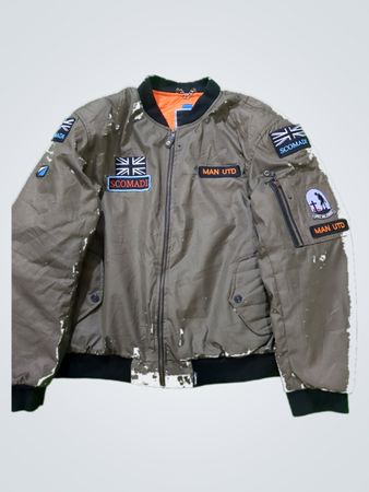 Spada Manchester United Patched Bomber Jacket