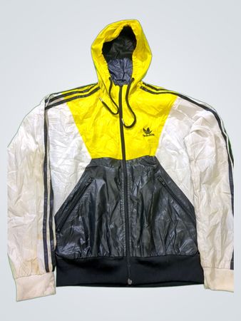 Adidas Yellow Black White Track Jacket