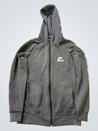 Nike Gray Zip-Up Hoodie