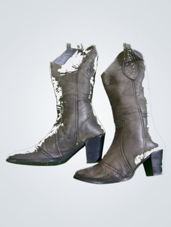 Brown Leather Cowboy Boots