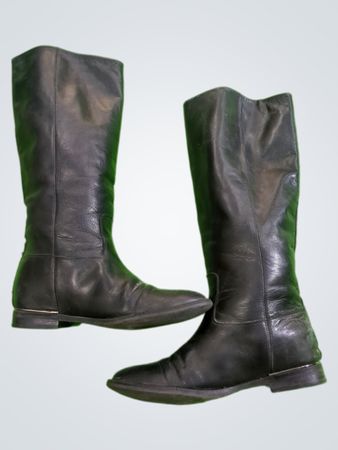 Black Leather Boots