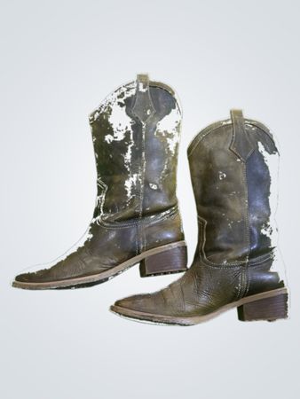 Brown Leather Cowboy Boots