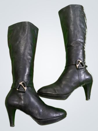 Black Leather Boots