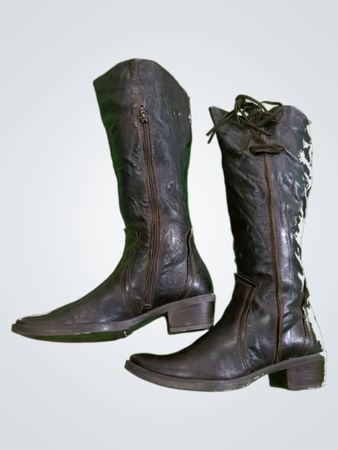 Black Leather Boots