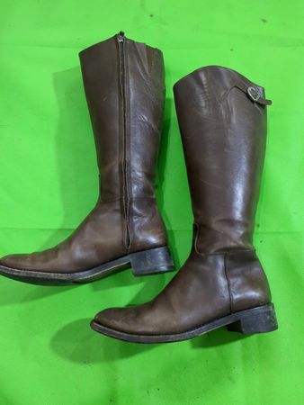 Brown Leather Riding Boots