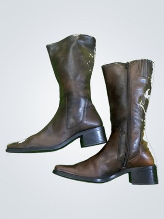 Brown Leather Boots