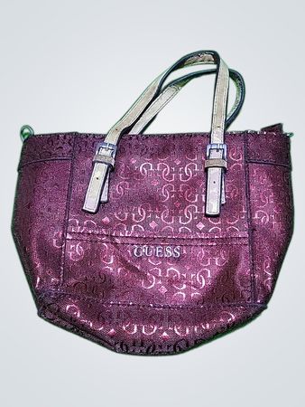 Guess Monogram Tote Handbag