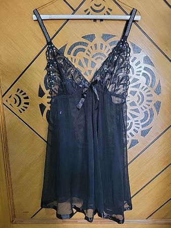 Black Lace Chemise