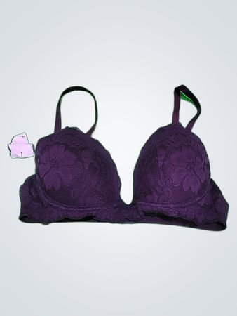 Purple Lace Bra