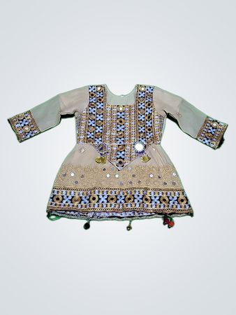 Embroidered Mirror Work Tunic