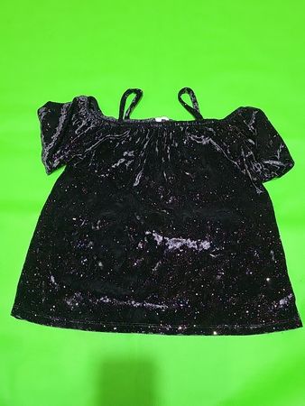 Next Black Sparkle Off-Shoulder Top