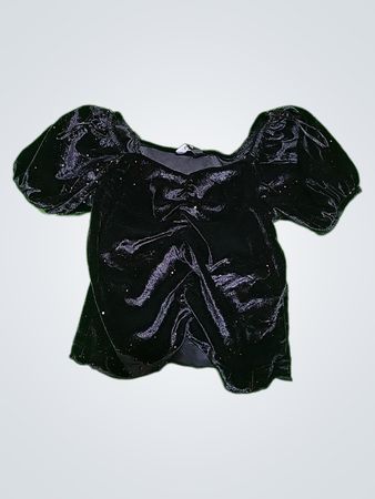 Black Velvet Top