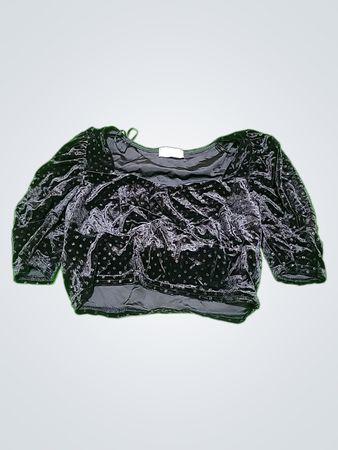 Black Velvet Top