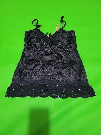 Goop by Goop Black Lace Camisole