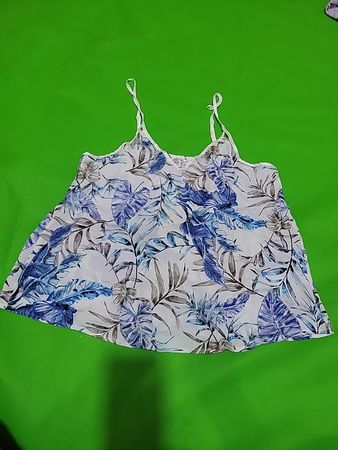 Blue Floral Camisole