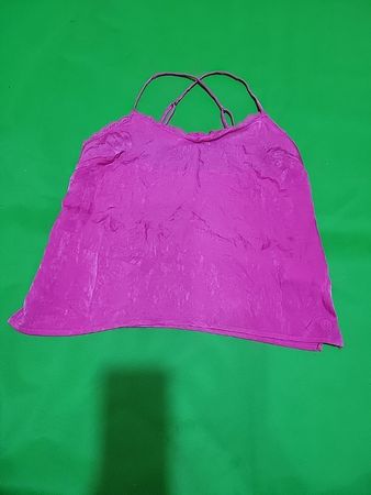 Pink Lace Trim Camisole