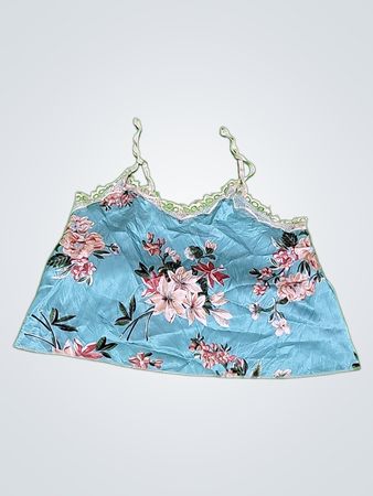 Blue Floral Camisole