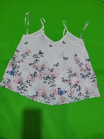 Atmosphere White Butterfly Floral Cami Top