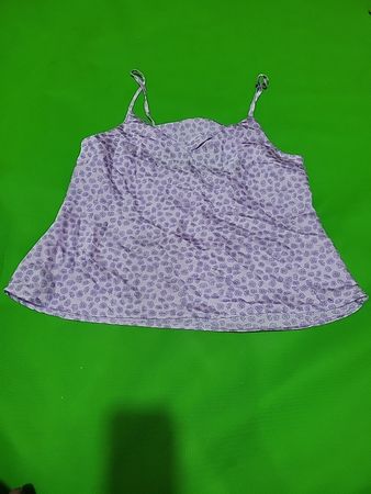 Purple Floral Pattern Camisole