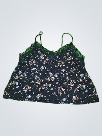 Floral Lace Trim Camisole