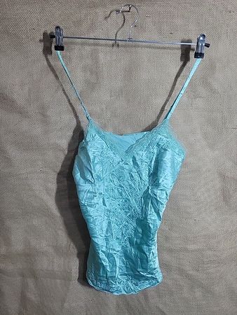 Teal Silk Camisole