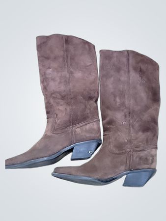 Brown Suede Boots