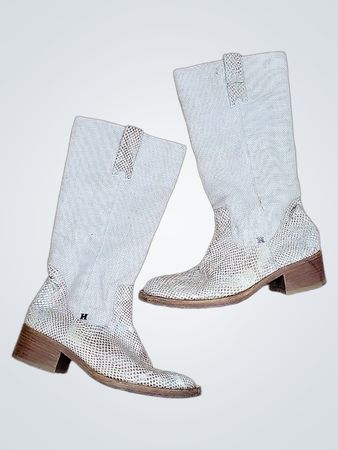 White Cowboy Boots