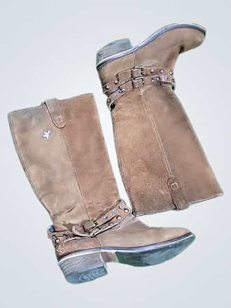 Brown Suede Boots