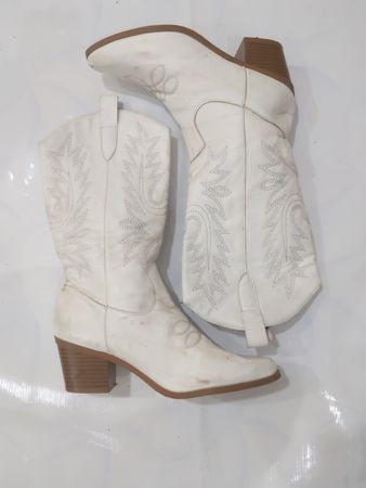 White Cowboy Boots