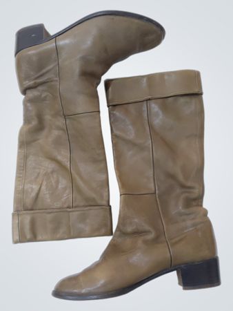 Brown Leather Boots