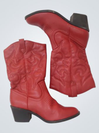 Red Cowboy Boots