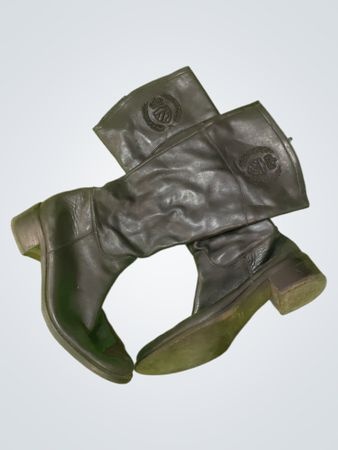 Black Leather Boots