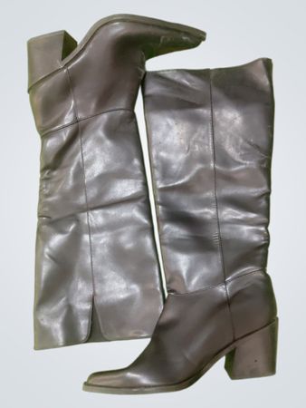 Brown Knee-High Boots