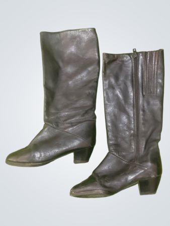 Brown Leather Boots
