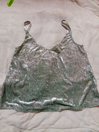 H&M Velvet Cami Top