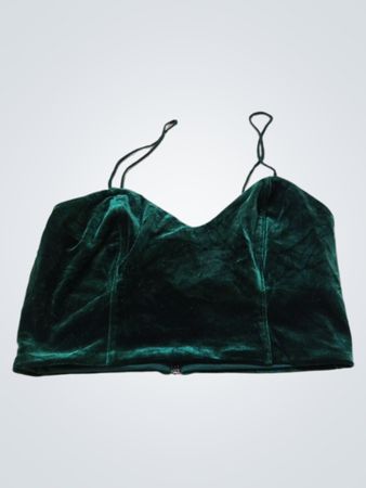 TOPSHOP Velvet Cami Top