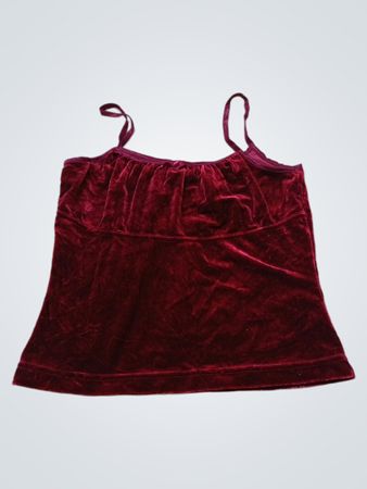 BAY Samt Cami Top Größe 12