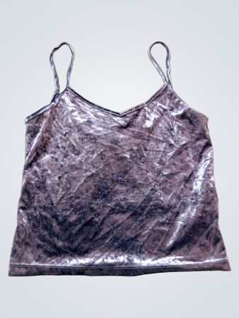 Bershka Velvet Cami Top