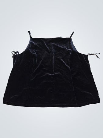 Dorothy Perkins Black Velvet Cami Top