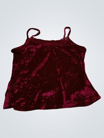 Red Velvet Cami Top