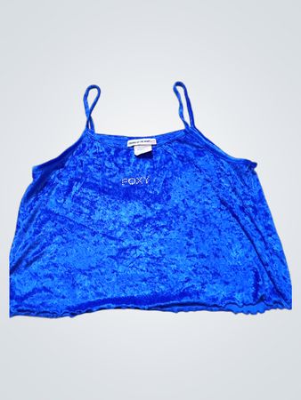 Freunde des Herzens Foxy Rhinestone Samt Cami Top