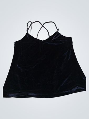 Next Black Velvet Cami Top
