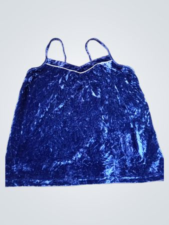 Blue Velvet Cami Top