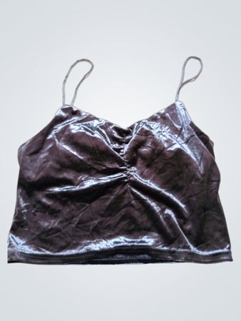 TOPSHOP Velvet Cami Top