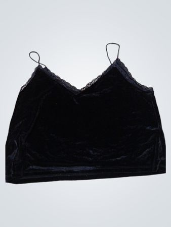 H&M Velvet Cami Top