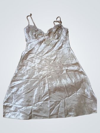Per Una Damen Weißes Spitzenbesatz Unterkleid