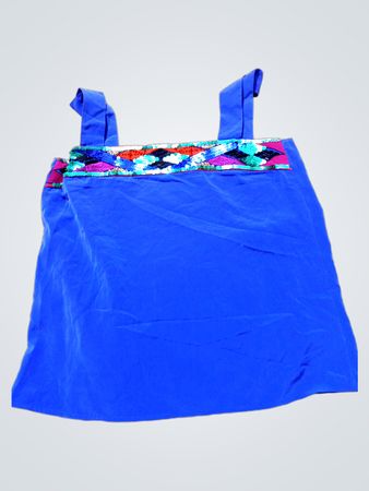 Yarell Blue Verziertes Tanktop