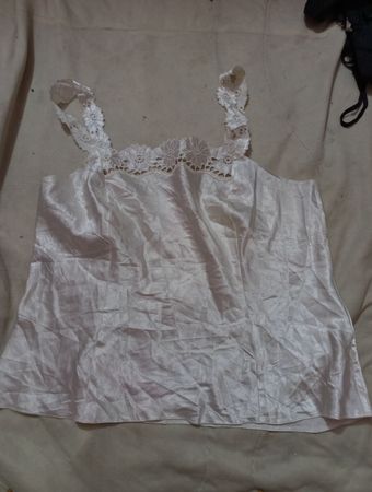 St Michael von Marks & Spencer weiße Spitzenbesatz Cami
